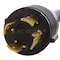Ac Works Power Strip Cord, SJTW, 5-15/20R, L14-30P, 5ft., Black L1430F520-05BKL - alternate 5